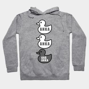 Gray Duck Hoodie